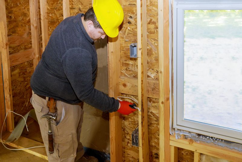 Electricians Installing Wiring